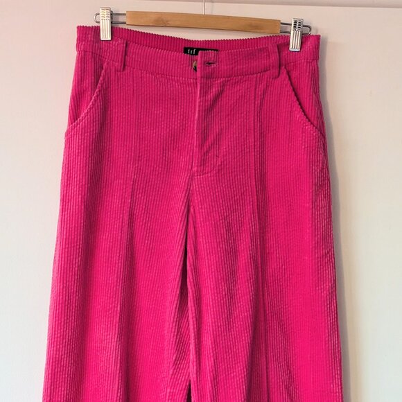 Zara TRF Hot Pink Corduroy Pants - Picture 1 of 4